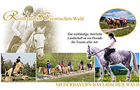 Reiturlaub im Bayerischen Wald